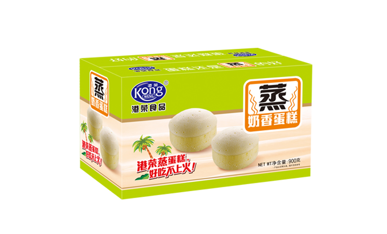 椰香味蒸蛋糕